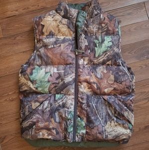 Mens Goose Down Camo Vest - LL Bean